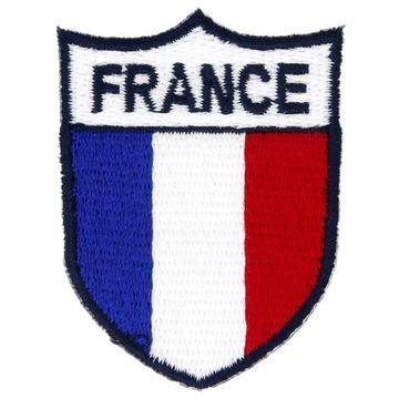 Нашивка Флаг Франции щит France
