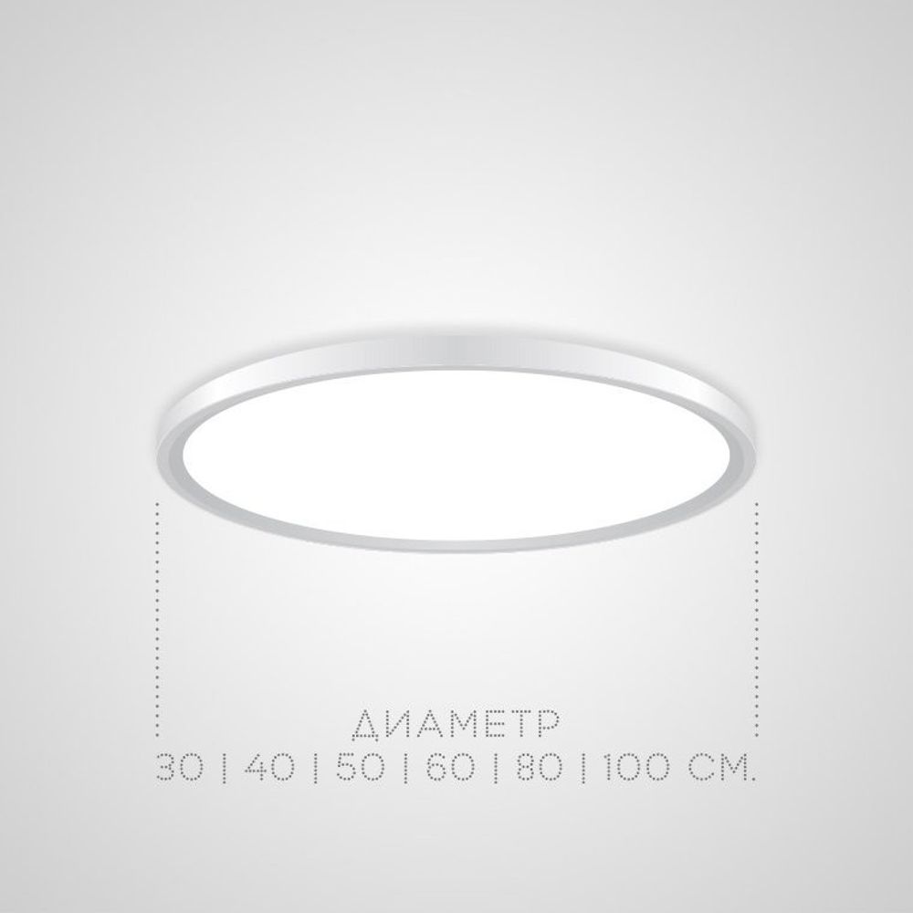 Потолочный Светильник Extraslim D100 Black By Imperiumloft