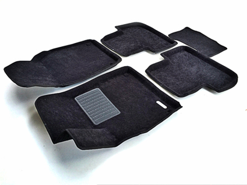 Коврики салона для AUDI Q7 (2015-)/Q8 (2018-) Euromat 3D Business черные. Арт. EMC3D-001108