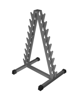 Cтойка для литых гантелей на 9 пар Черный