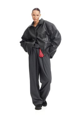 Кожаная куртка URBAN Gray