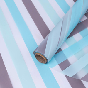 Пленка матовая Радуга Голубая