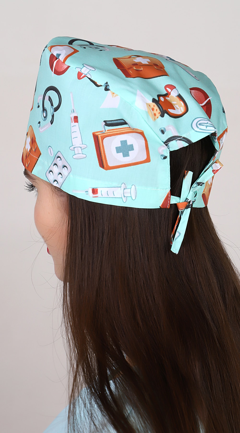 Бандана медицинская принт №1689 (58-60)