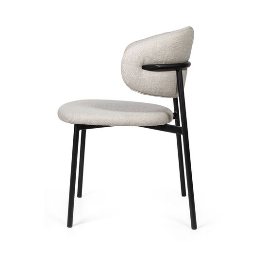 Стул Adele, ткань, светло-серый