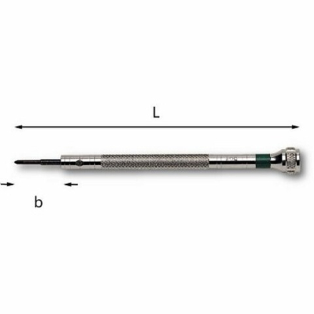 342 PH Прецизионная крестообразная отвертка 00х18 мм, USAG (Италия)