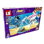 Конструктор лего LB+ Good FRIENDS NO.LB603 "Подводное Путешествие" с LED подсветкой, 188+ дет