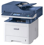 МФУ лазерное Xerox WorkCentre 3345, ч/б, A4, белый/синий