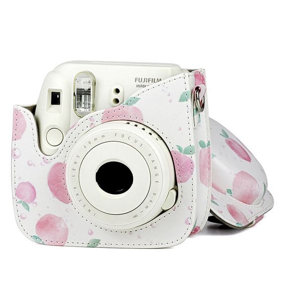İnstax fotoaparat üzlüyü \ Instant Camera Case Mini 8, 9, 11  Peach