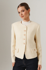 1888 Жакет женский (сливочный)