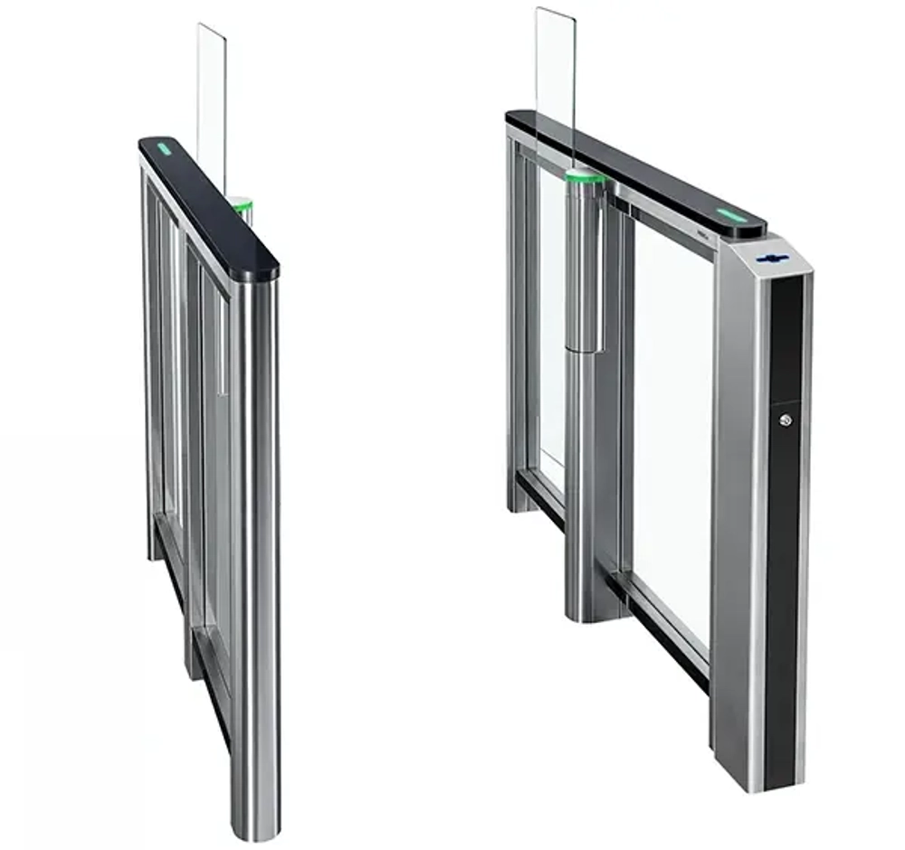 Скоростной проход ST-11 с распашными створками и встроенным картоприемником