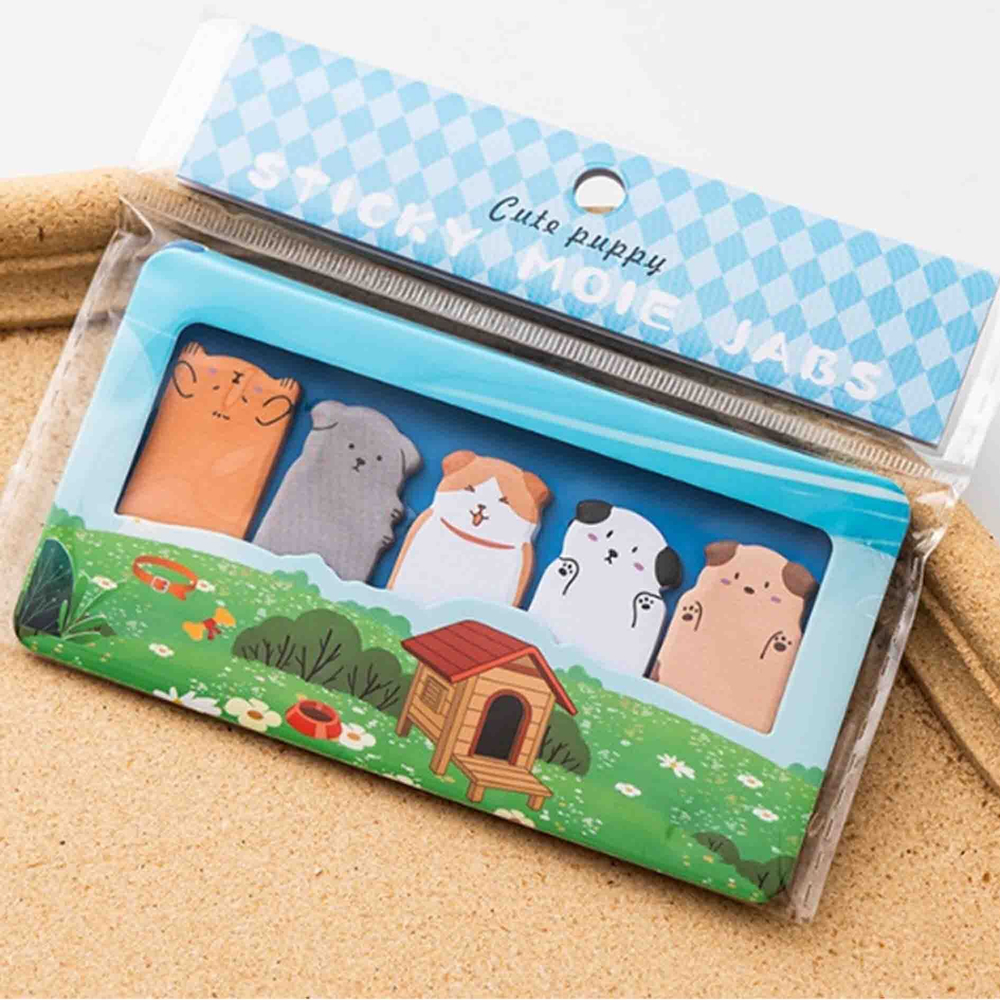 Закладки-стикеры для заметок Щенки