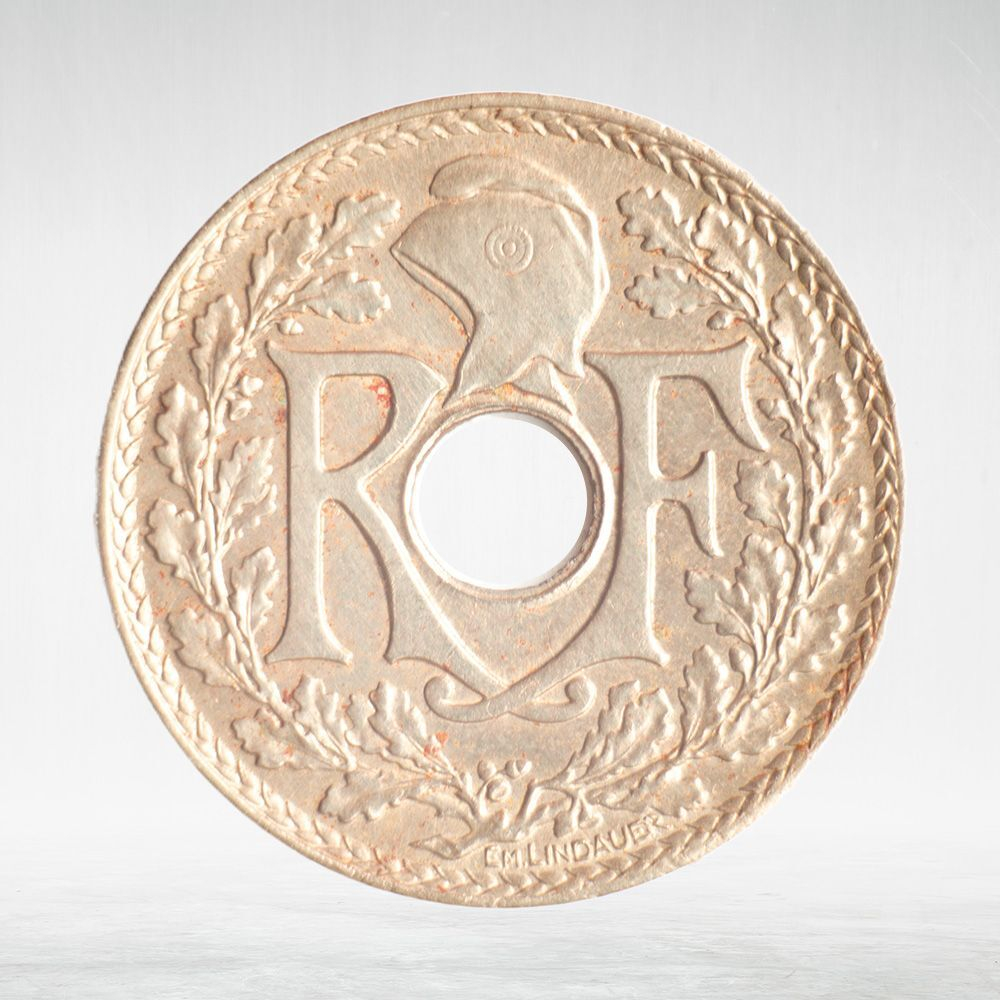 France, 25 Centimes 1939 - Edmond-Émile Lindauer, XF