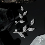 Накрутка "Limb" - Белое золото - White CZ