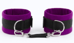 Фиолетово-черные оковы My rules на сцепке (Цвет: фиолетовый с черным)