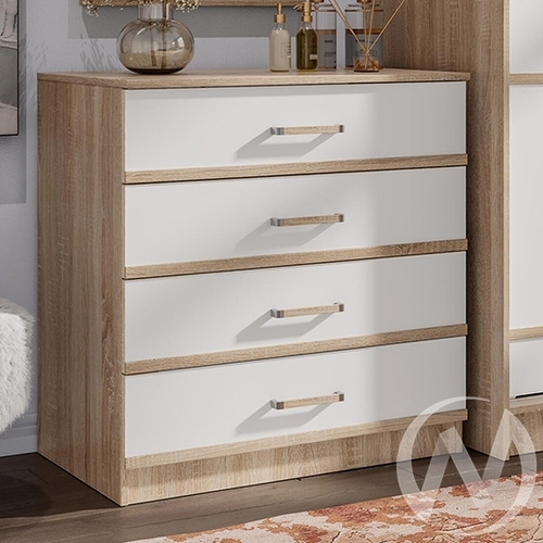 Комод МС Сакура (дуб сонома/белый)