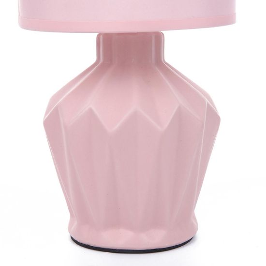 8227/1T MODERNI LN25 384 розовый, керамика/текстиль Настольная лампа E14 1*40W 220V ORIGAMIA