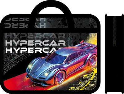 Папка А4 пластиковая, с ручками 330/260/75 "На пределе скорости 2025" (Пчёлка)