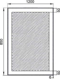 Зеркало Aquanet Алассио new 12085 LED