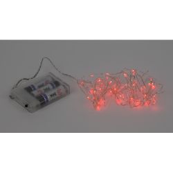 ENIN -5NR ЭРА Гирлянда LED Нить 5 м красный свет, АА | Гирлянды