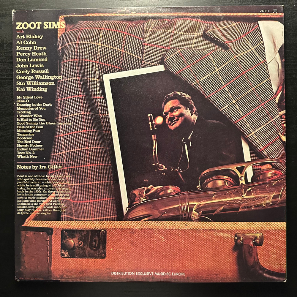Zoot Sims - Zootcase 2LP (Франция 1976г.)