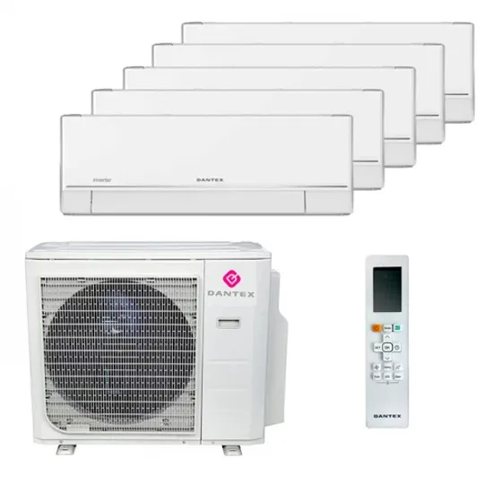 Мультисплит система на 5 комнат Dantex RK-M09PDMI x 5 / RK-5M42HM3E-W