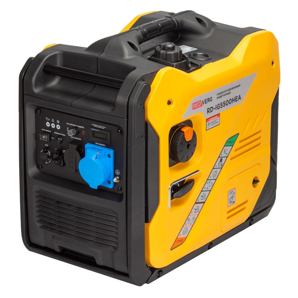 Инверторный генератор (5.5 кВт) REDVERG RD-IG5500HEA