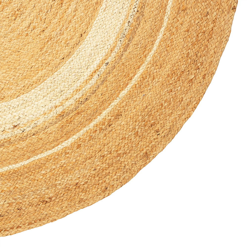 Ковер круглый с вставками 150см Tkano