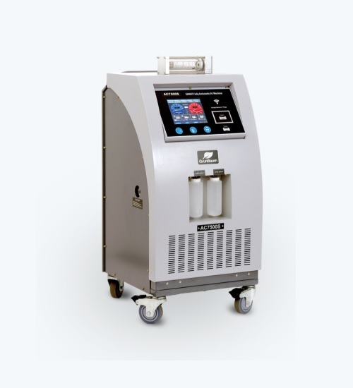 Установка для заправки автокондиционеров GrunBaum AC7500S Smart Flushing