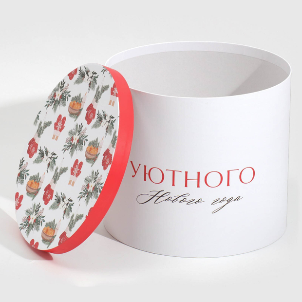 Набор подарочных коробок 5 в 1 «Уютного Нового года», 13 × 14‒19.5 × 22 см