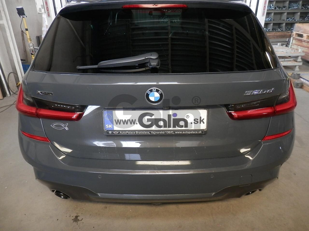 Оцинкованный фаркоп на BMW 3-Series седан/универсал 2018-, BMW 4-Series G22 coupe 2020-, BMW 4-Series G26 Gran Coupe 2021- (без электрики), Galia B025C