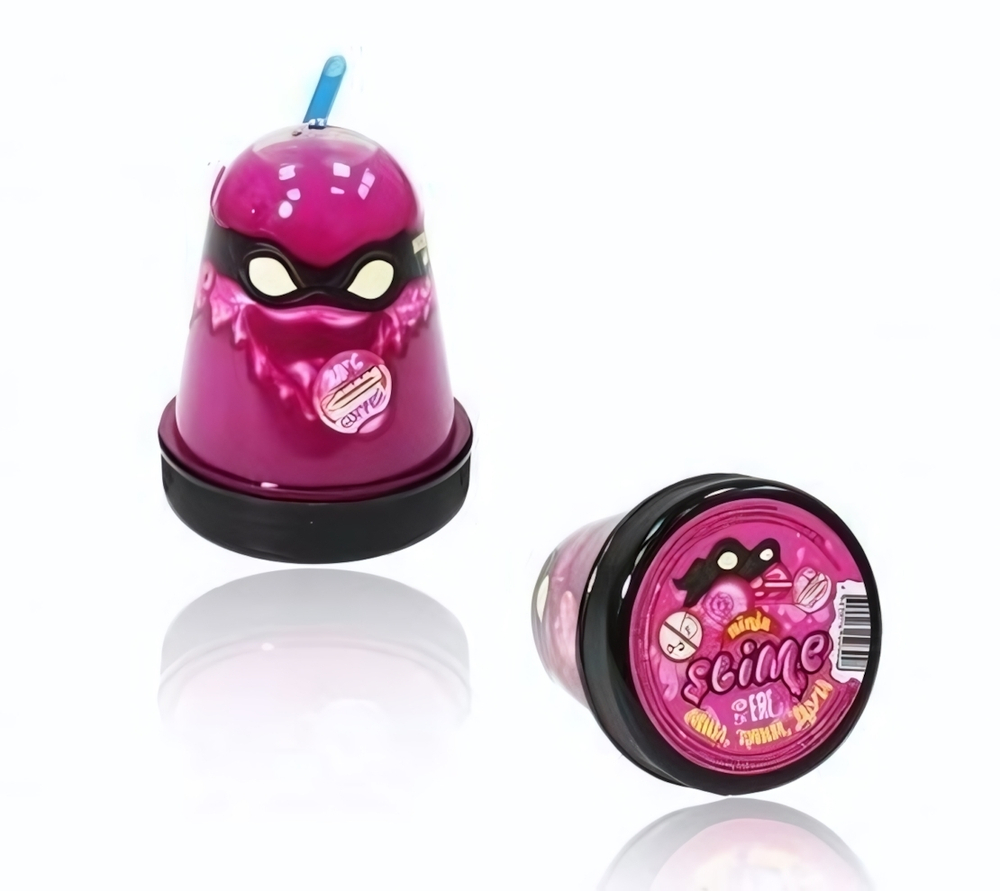 Лизун "Slime "Ninja", меняет цвет на белый, 130 г.