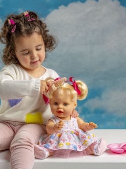 Кукла Berjuan виниловая 38см Susu interactivo в наборе (6008)