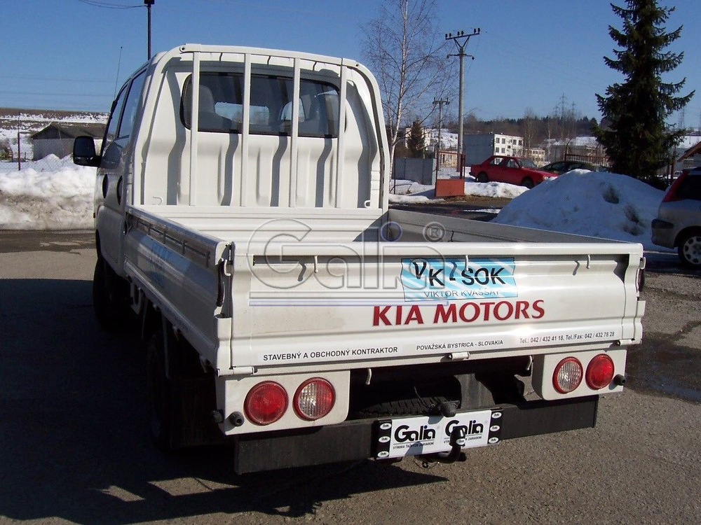 Фаркоп оцинкованный Galia K026C для KIA K 2500 бортовой 2003-(паспорт и сертификат в комплекте)(без электрики)