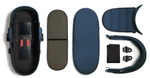 Коляска для новорожденных Stokke YOYO3 Newborn Shell 0+ рама белая White Navy Blue