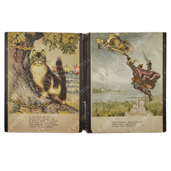 [Книжка-раскладушка] Пушкин А. С. У лукоморья дуб зеленый. – Л.: Новая книга, 1955.