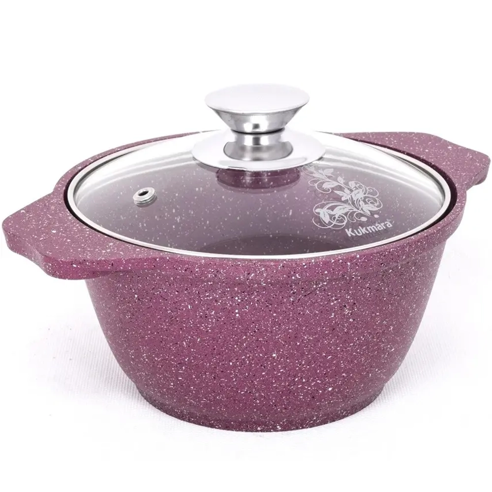 Кастрюля 1л со стеклянной крышкой «Trendy style» mystery к11tsm