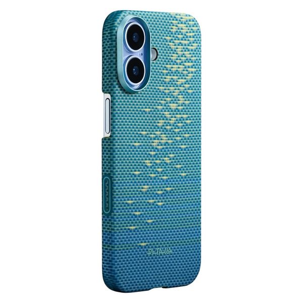 Чехол Pitaka Edge Case для iPhone 17, Лазурный | Lucid Blue