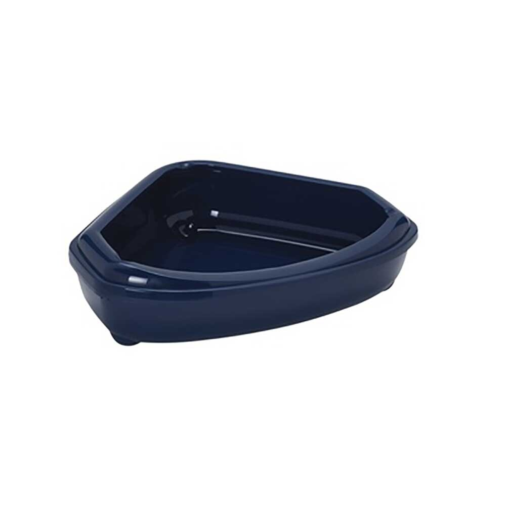 Moderna Туалет-лоток угловой 55х45х13см с рамкой (corner tray with rim)