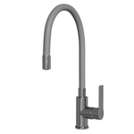 Смеситель для кухни 35к MIXLINE ML35-093 гибкий излив, б/отв, боковая, серый