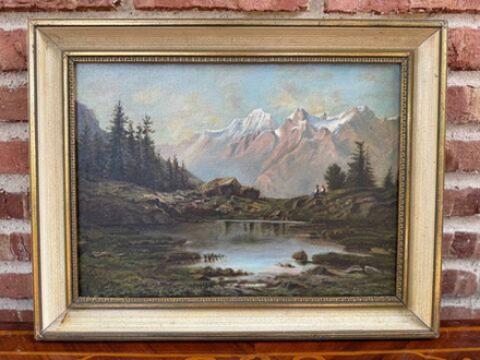 Картина "Старинный пейзаж"