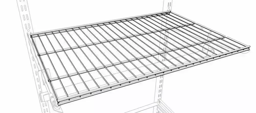 Сетчатая полка 1203х306 (10 шт.) для гардеробной системы Титан GS
