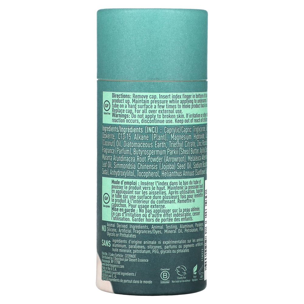 Desert Essence, дезодорант, освежающая пудра, 63 г (2,25 унции)
