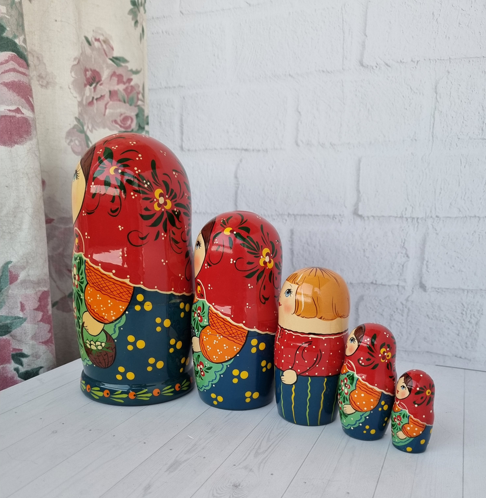 Матрешка "с курочкой" традиция 5мест