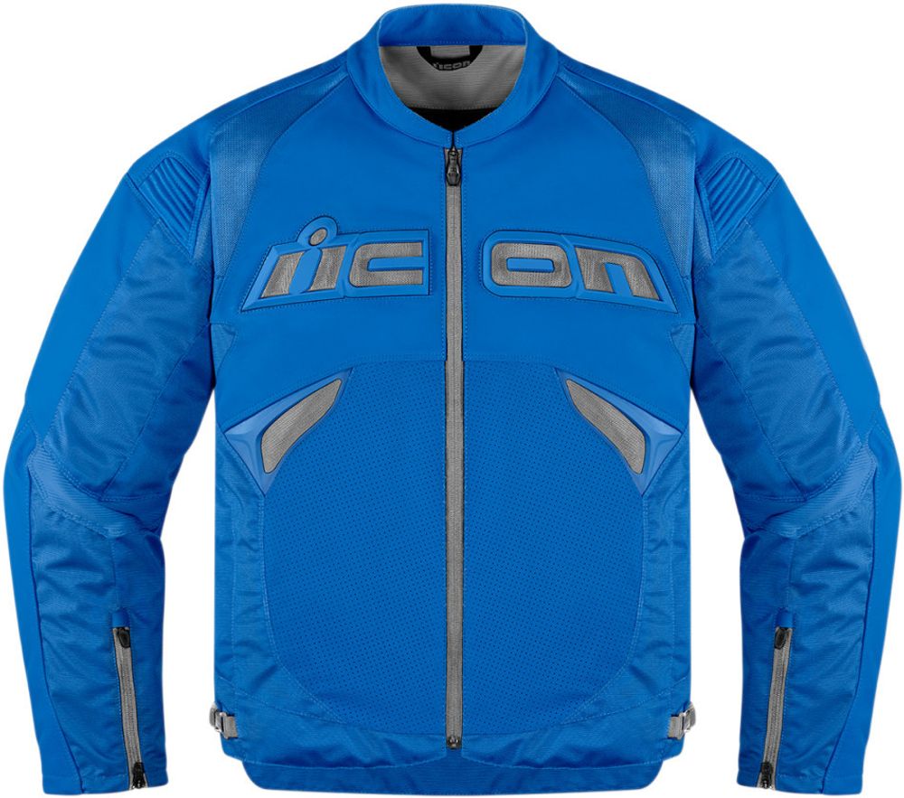 Мотокуртка - ICON SANCTUARY (кожа, синяя)