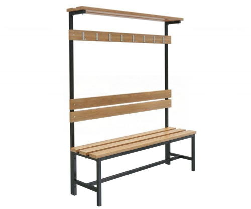 Скамейка с вешалкой для раздевалок «Ювентус»