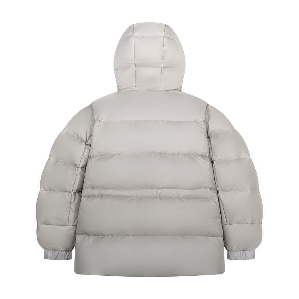 Пуховик Ymkashix Star светло-серый