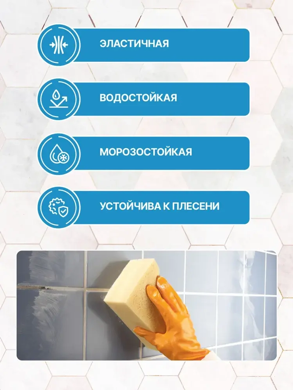 Ceresit CE 33 (2 кг) Цвет: 01 Белый, водоотталкивающая цементная затирка для плитки (затирка Церезит СЕ 33 для швов плитки в ванной)