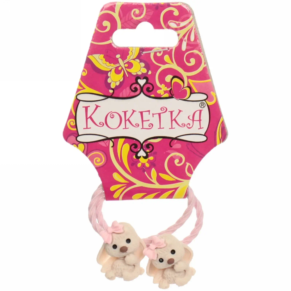 Резинки для волос детские 2шт «Кокетка - Baby style», милашки, d-3,5см