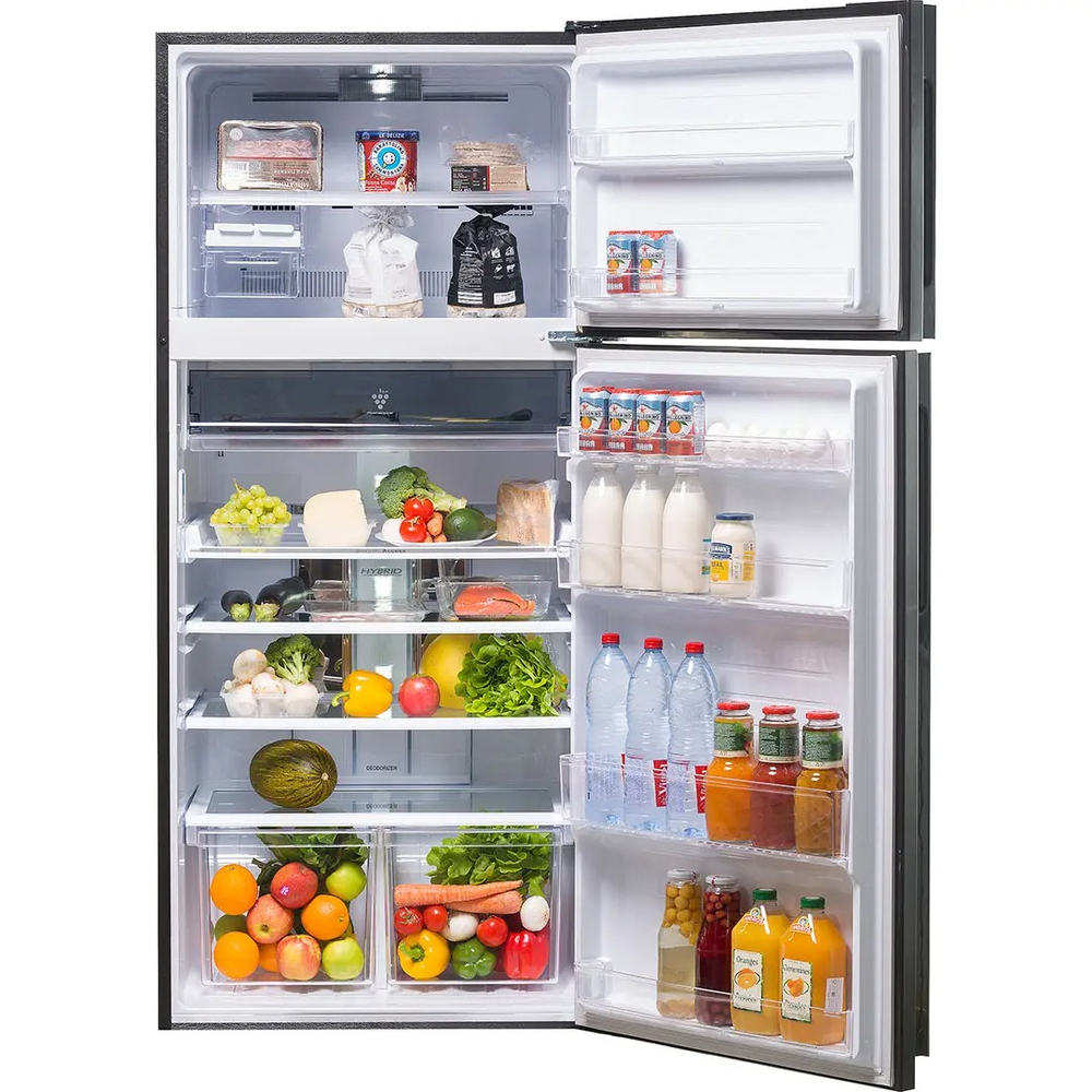 Холодильник SHARP SJ-XE55PM-SL с уникальной технологией очистки и ионизации воздуха Plasmacluster ION