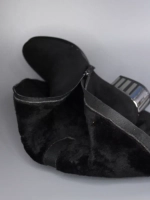 Сапоги из искусственной замши